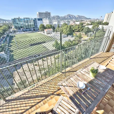 Appartement Vue Incroyable, Lumineux & Calme à Marseille Extérieur photo